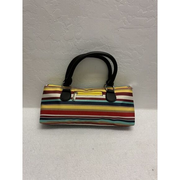 Primeware Multicolor Striped Insulated Double Handle Wine Cooler Bag‎ - Picture 2 of 6